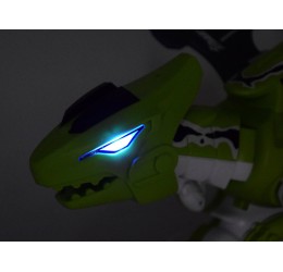 Pulteliu valdomas dinozauras ''Godzila''