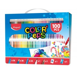Piešimo reikmenų rinkinys "Maped Color’Peps" 100vnt.