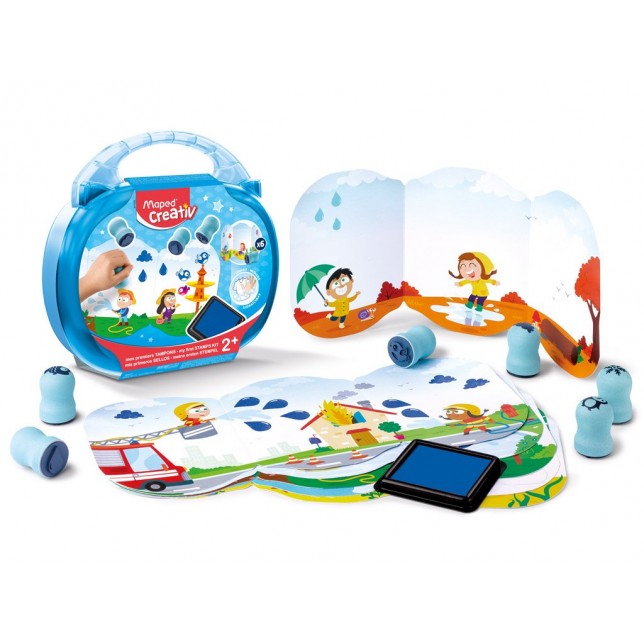 Antspaudų rinkinys "Maped Creativ Early Age" lagaminėlyje