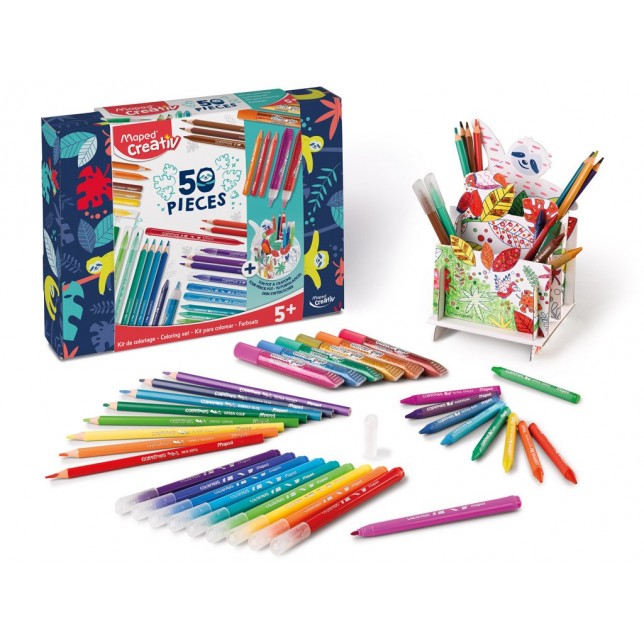 Piešimo reikmenų rinkinys "Maped Creativ" 50vnt.