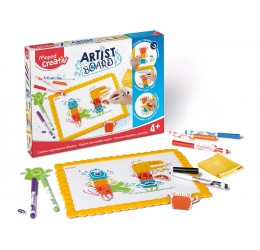Piešimo rinkinys su magnetine lenta "Maped Creativ Artist Board Monsters"