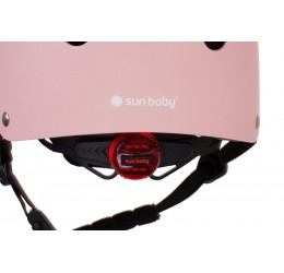 Rožinės spalvos Sun Baby šalmas, 50-54cm