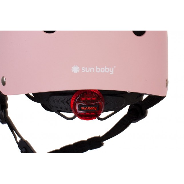 Rožinės spalvos Sun Baby šalmas, 50-54cm