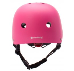 Ryškiai rožinės spalvos šalmas Sun Baby, 50-54cm