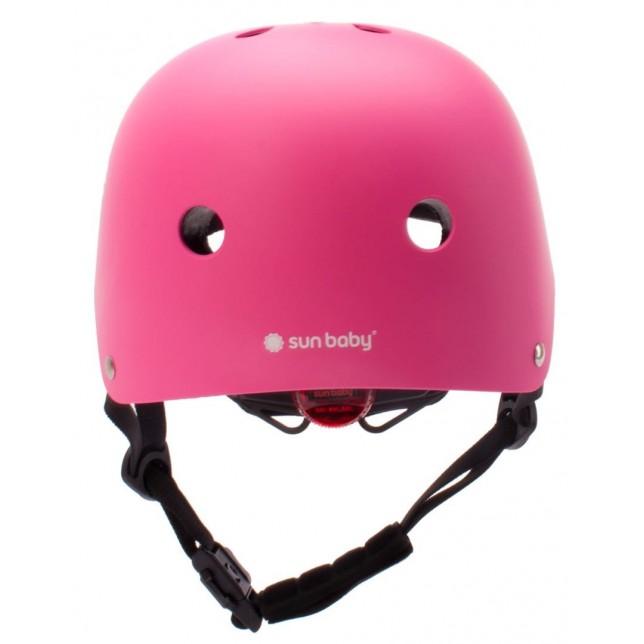 Ryškiai rožinės spalvos šalmas Sun Baby, 50-54cm
