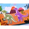 Magnetinis žaidimas dėžutėje "Dinozaurai"