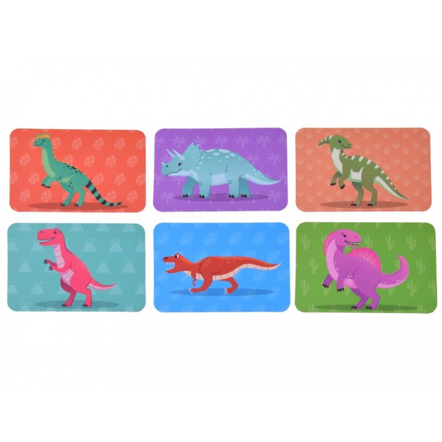 Magnetinis žaidimas dėžutėje "Dinozaurai"