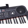 Juodas vaikiškas pianinas su mikrofonu „Muzikos padangė“