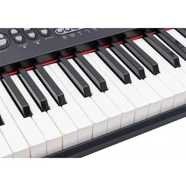 Juodas vaikiškas pianinas su mikrofonu „Muzikos padangė“