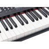 Juodas vaikiškas pianinas su mikrofonu „Muzikos padangė“