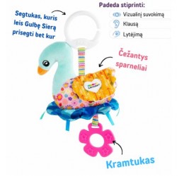 Pakabinamas žaisliukas "Gulbė"