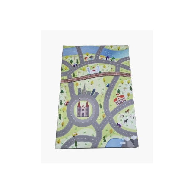 Vaikiškas čiužinys "Miestas" 200x140cm