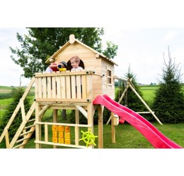 Žaidimų aikštelė su nameliu ir sūpynėmis - Cozy
