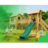 Žaidimų aikštelė su dviem namukais ir sūpynėmis - Little Land