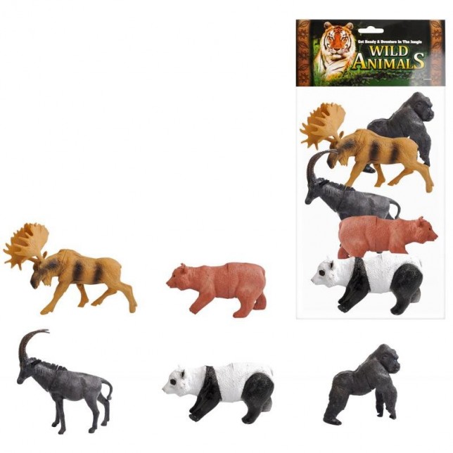 Gyvūnų figūrėlės "ZOO", 5vnt.