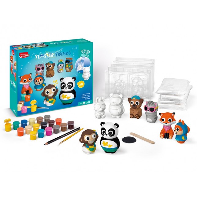 Kūrybinis rinkinys "Maped Creativ Plaster Friends Maxi"