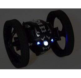 RC juodos spalvos triukinis automobilis