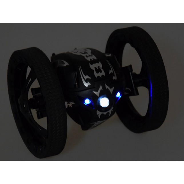 RC juodos spalvos triukinis automobilis