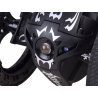 RC juodos spalvos triukinis automobilis