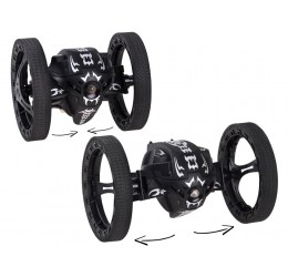 RC juodos spalvos triukinis automobilis