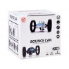 RC baltos spalvos triukinis automobilis