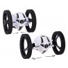 RC baltos spalvos triukinis automobilis