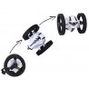 RC baltos spalvos triukinis automobilis