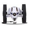 RC baltos spalvos triukinis automobilis