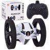 RC baltos spalvos triukinis automobilis