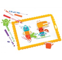 Piešimo rinkinys su magnetine lenta "Maped Creativ Artist Board Monsters"