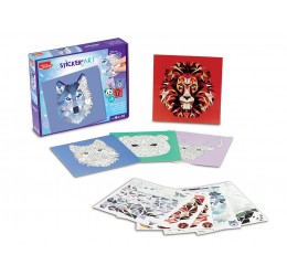 Klijavimo pagal skaičius rinkinys "Maped Creativ Sticker Art"
