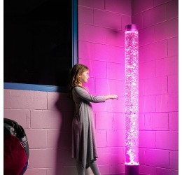 LED šviestuvas su žuvelėmis 120x12cm.