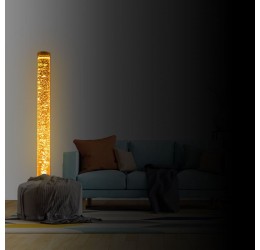 LED šviestuvas su žuvelėmis 120x12cm.