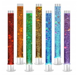 LED šviestuvas su žuvelėmis 120x12cm.