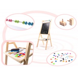 Magnetinė pastatoma lenta su priedais - Abakus