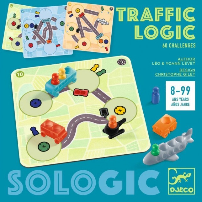 Djeco loginis žaidimas "Traffic logic"