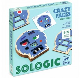 Djeco loginis žaidimas "Crazy faces"