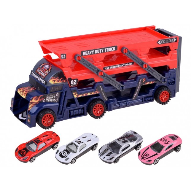 Tralas su automobiliukais