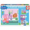 Dėlionių rinkinys " Peppa pig" 12+16+20+25