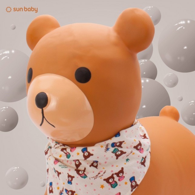 Guminis šokliukas TEDDY 52 cm