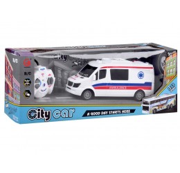 RC greitosios pagalbos automobilis