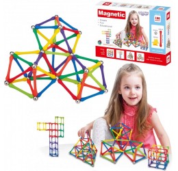 Magnetinis konstruktorius - Magnastix / 180 vnt