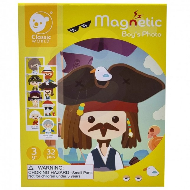 CLASSIC WORLD magnetinė dėlionė ''Berniuko įvaizdis''