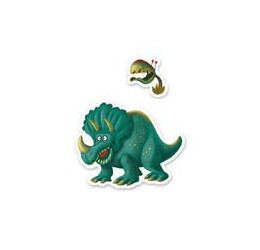 Djeco lipdukų kolekcija - dinozaurai