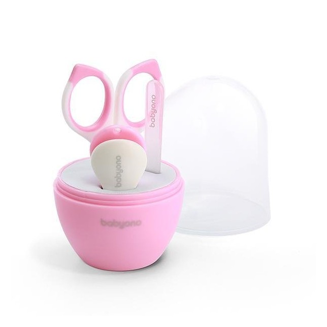 Rožinis BabyOno manikiūro rinkinys