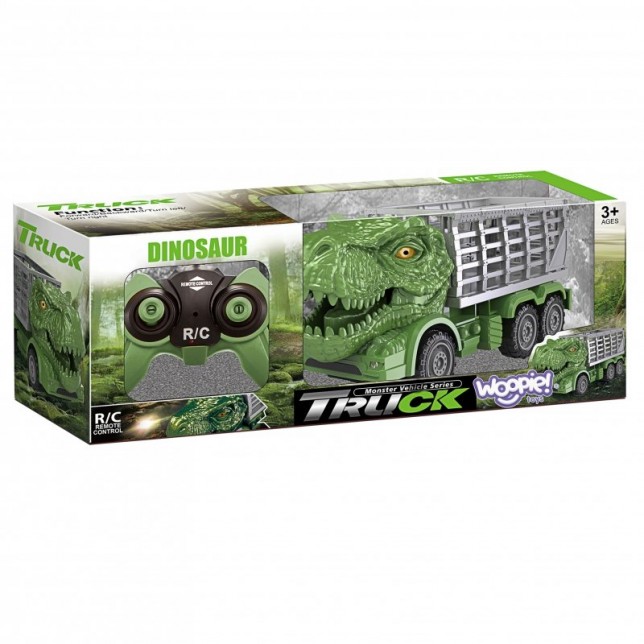 RC automobilis + figūrėlė ''Dinozauras''