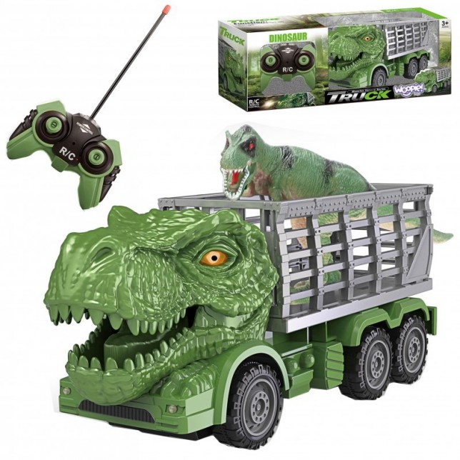RC automobilis + figūrėlė ''Dinozauras''