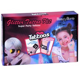 Didelis tatuiruočių rinkinys su priedais