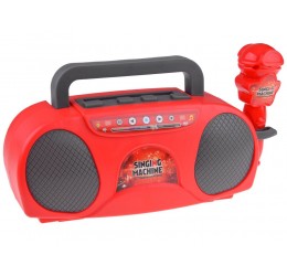 Mikrofonas su radiju ir kolonėle