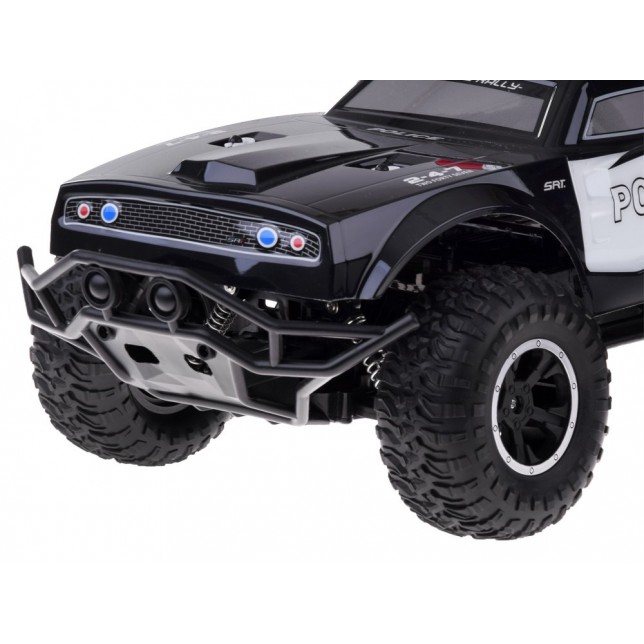 Didelis RC policijos Monster visureigis